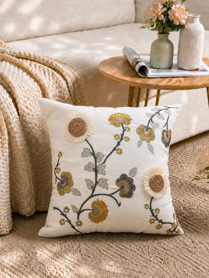 Sienna Mustard Cushion Cover