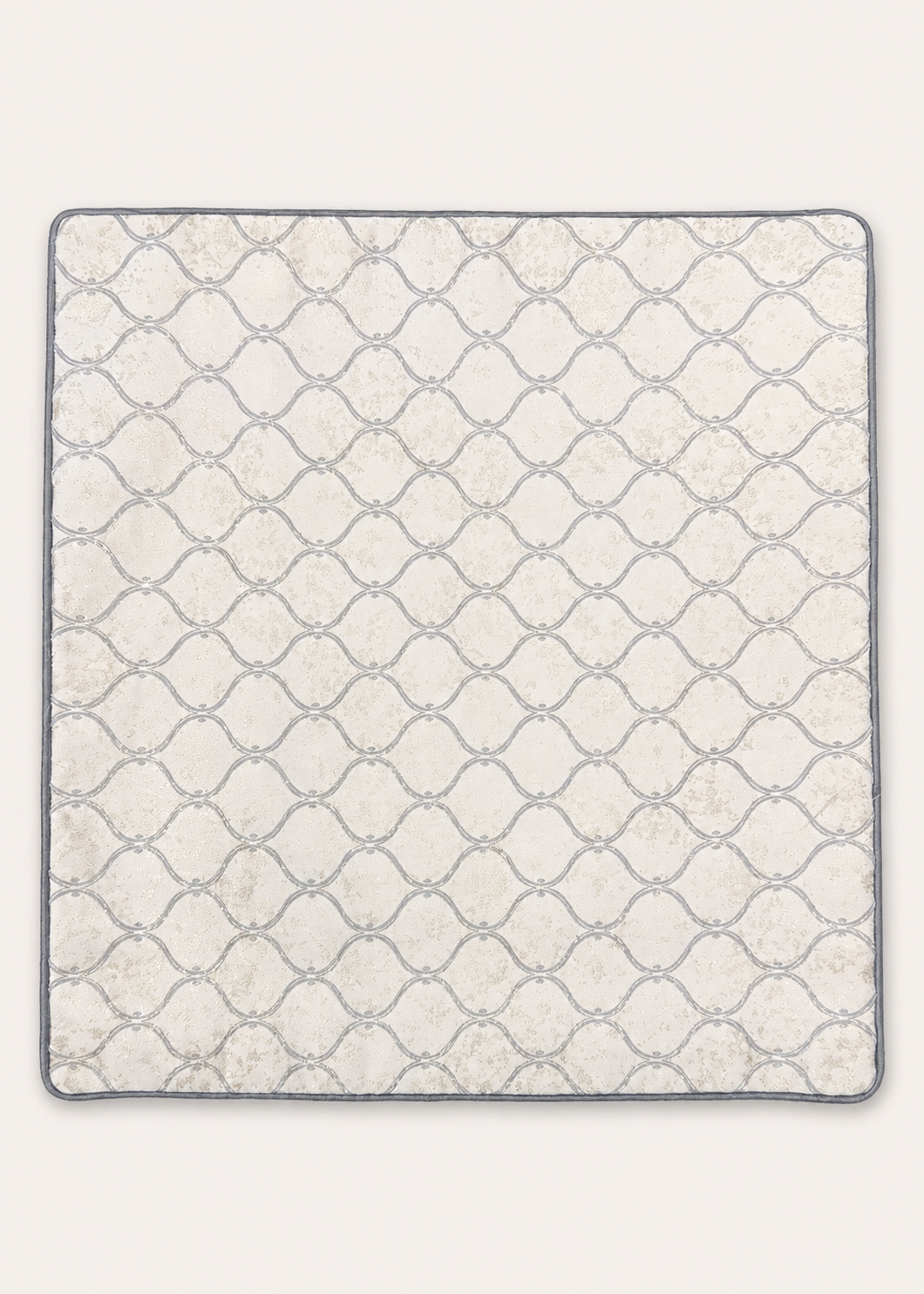 Grey Trellis Cushion Cover