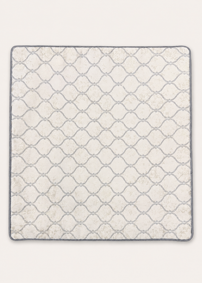 Grey Trellis Cushion Cover