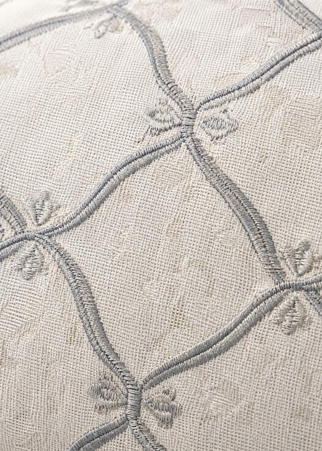 Grey Trellis Cushion Cover