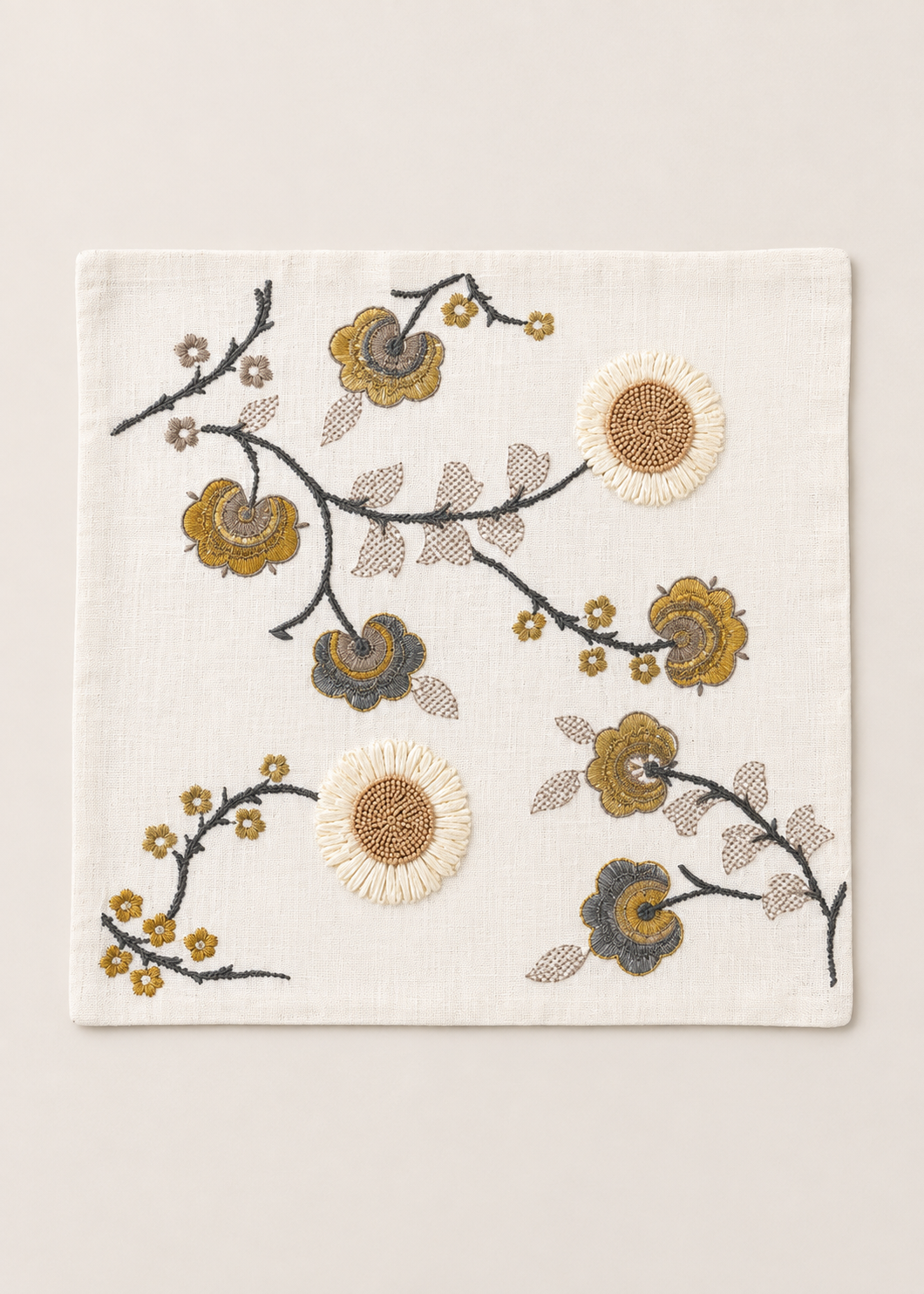 Sienna Mustard Cushion Cover