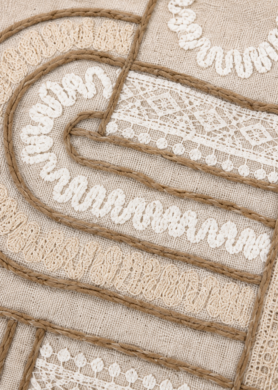 Boho Lace Cushion Cover