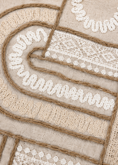 Boho Lace Cushion Cover
