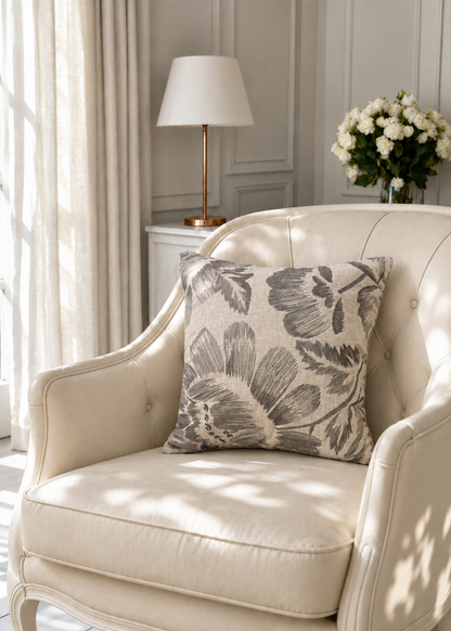 Athena Grey Cushion Cover