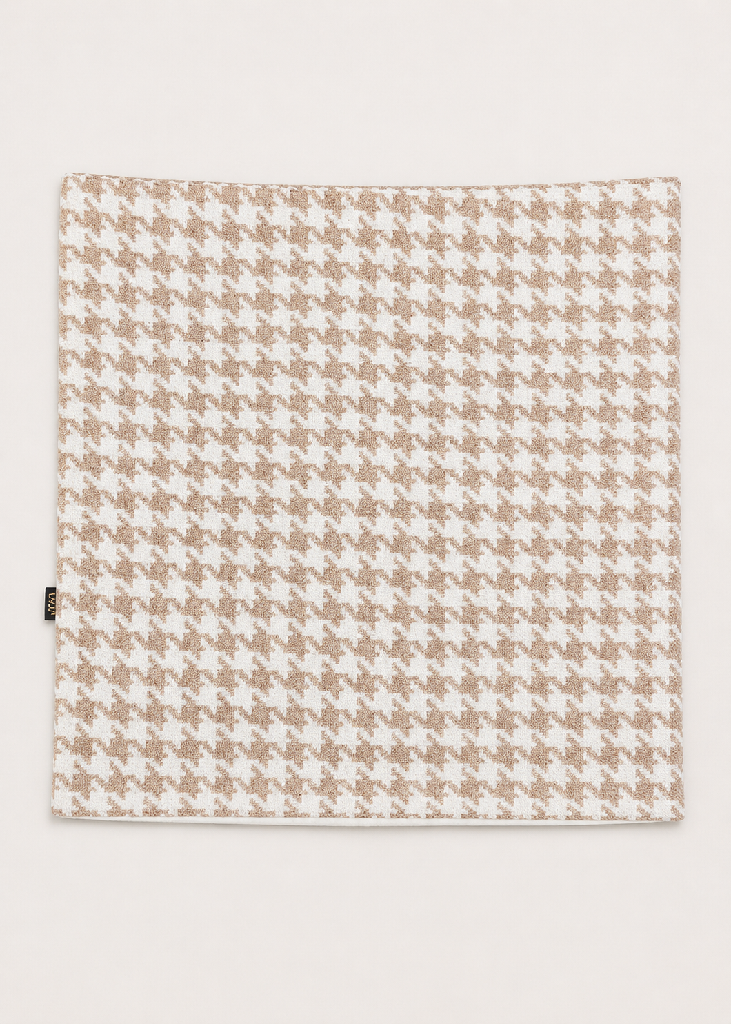 Neutral Houndstooth Cushion Cover