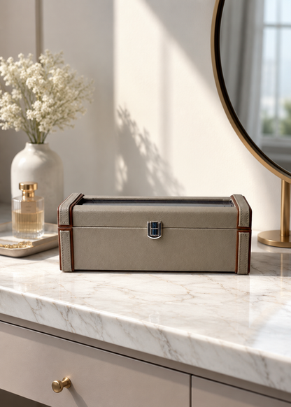 Chronos Glass-Top Watch Box