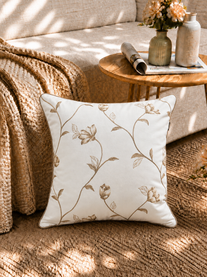 Delicate Rose Trail Cushion Cover