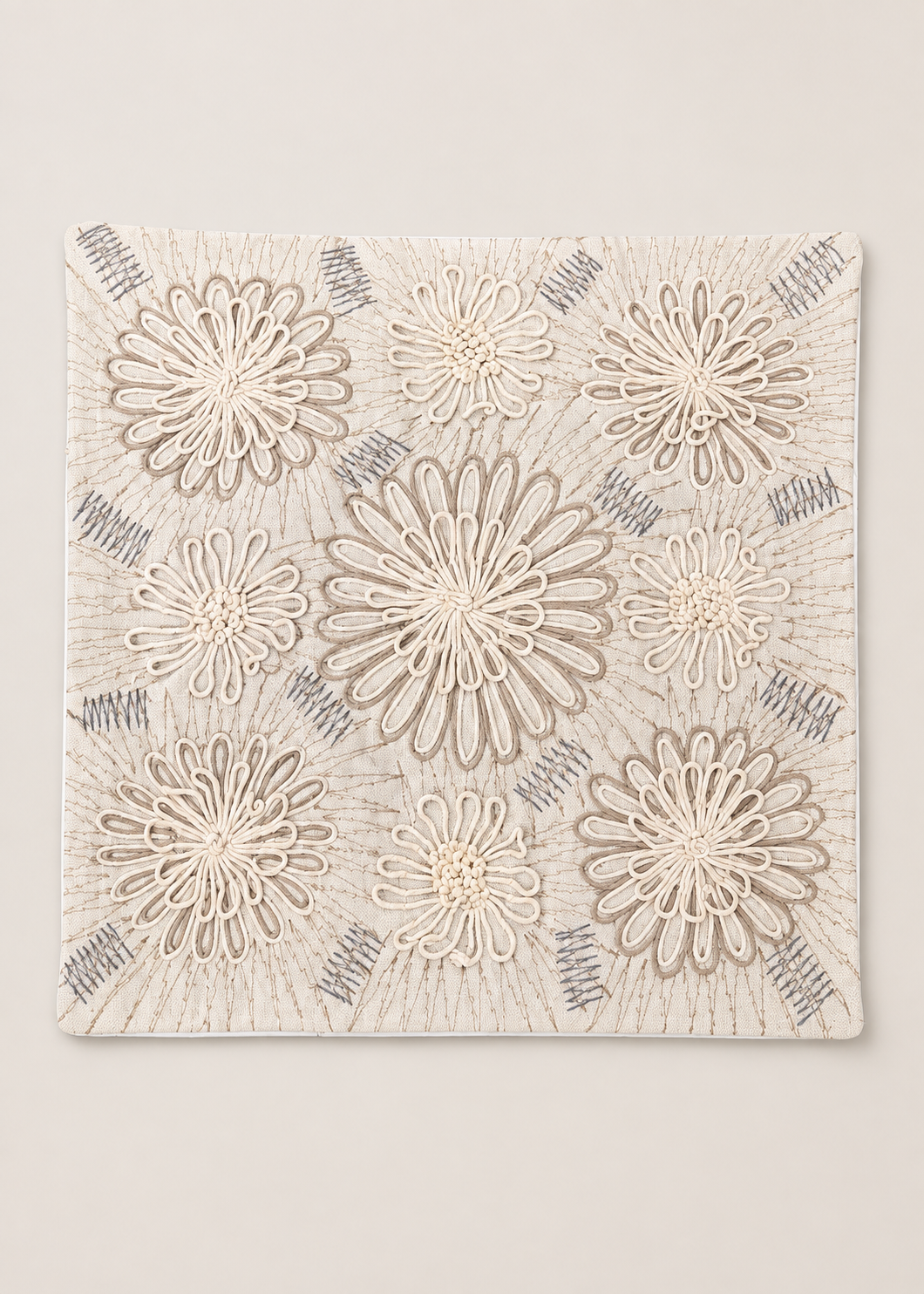 Ivory Helia Cushion Cover