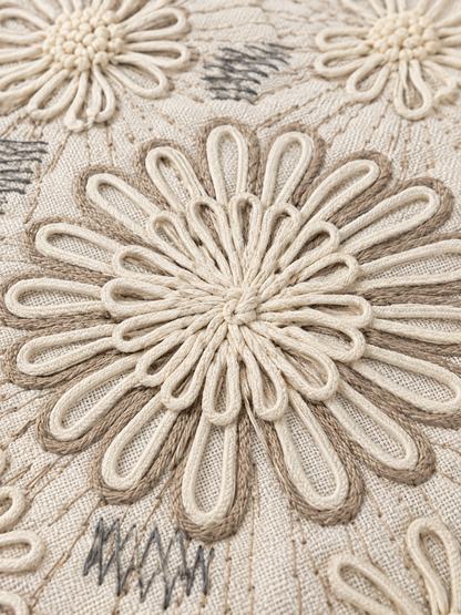 Ivory Helia Cushion Cover