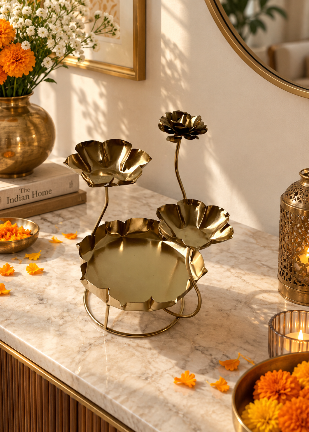 Solis Multi-Tier Diya Holder