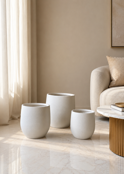 Vana Planters - Ivory