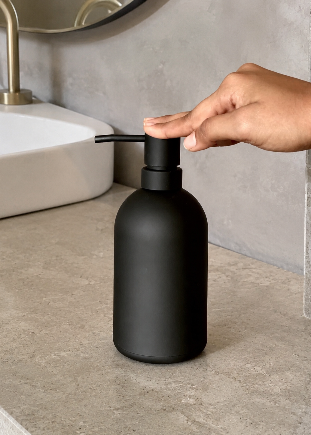 Nox Bathroom Dispenser - Black