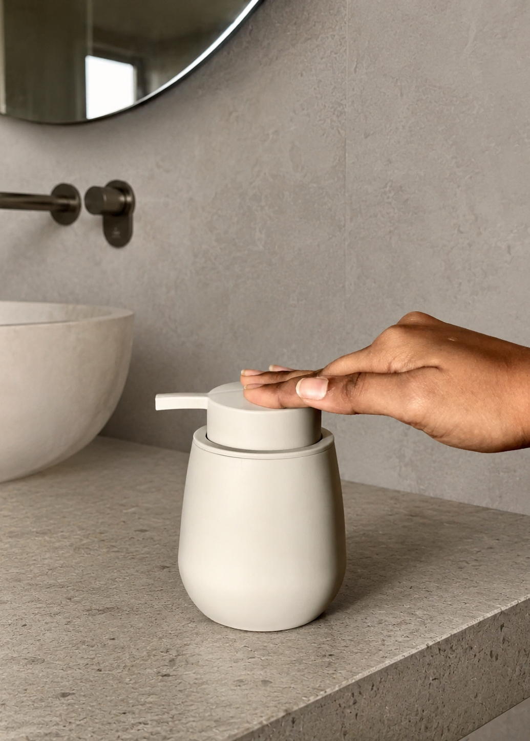 Lunara Bathroom Dispenser - Beige