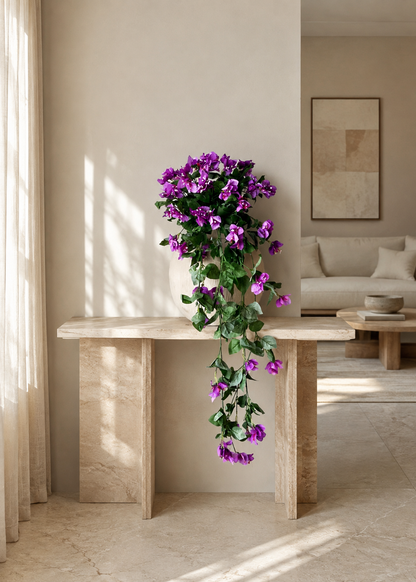 Artificial Purple Bougainvillea Vine Plant