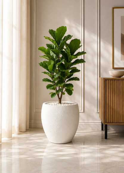 Valence Planters - Chalk White