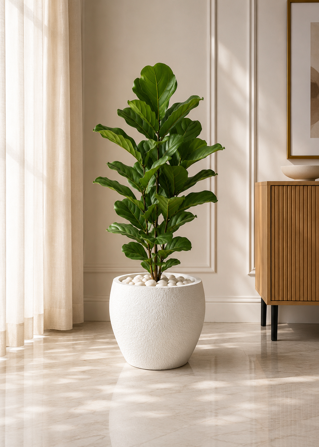 Valence Planters - Chalk White