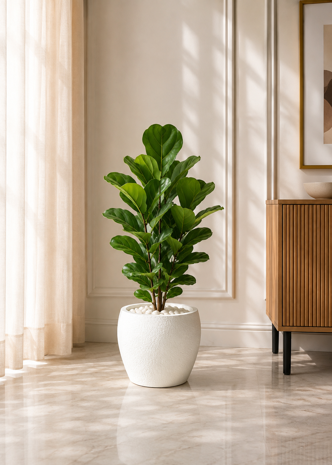 Valence Planters - Chalk White