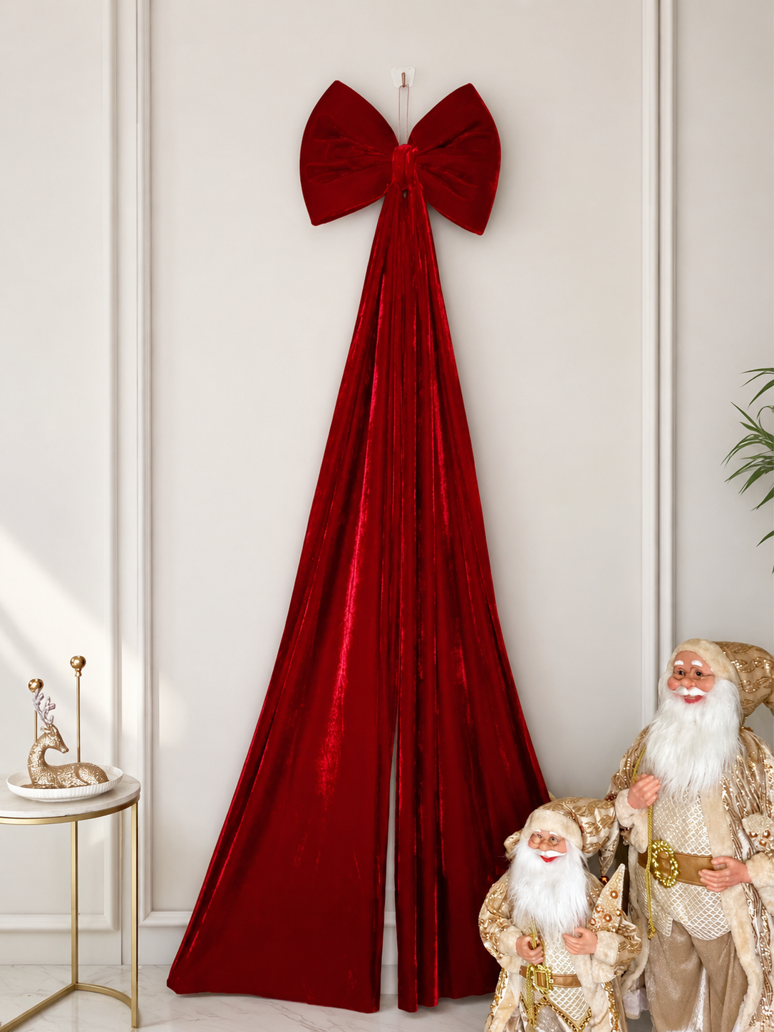 Christmas Red Bow Ornament (Large)