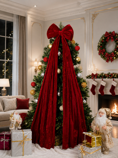 Christmas Red Bow Ornament (Large)