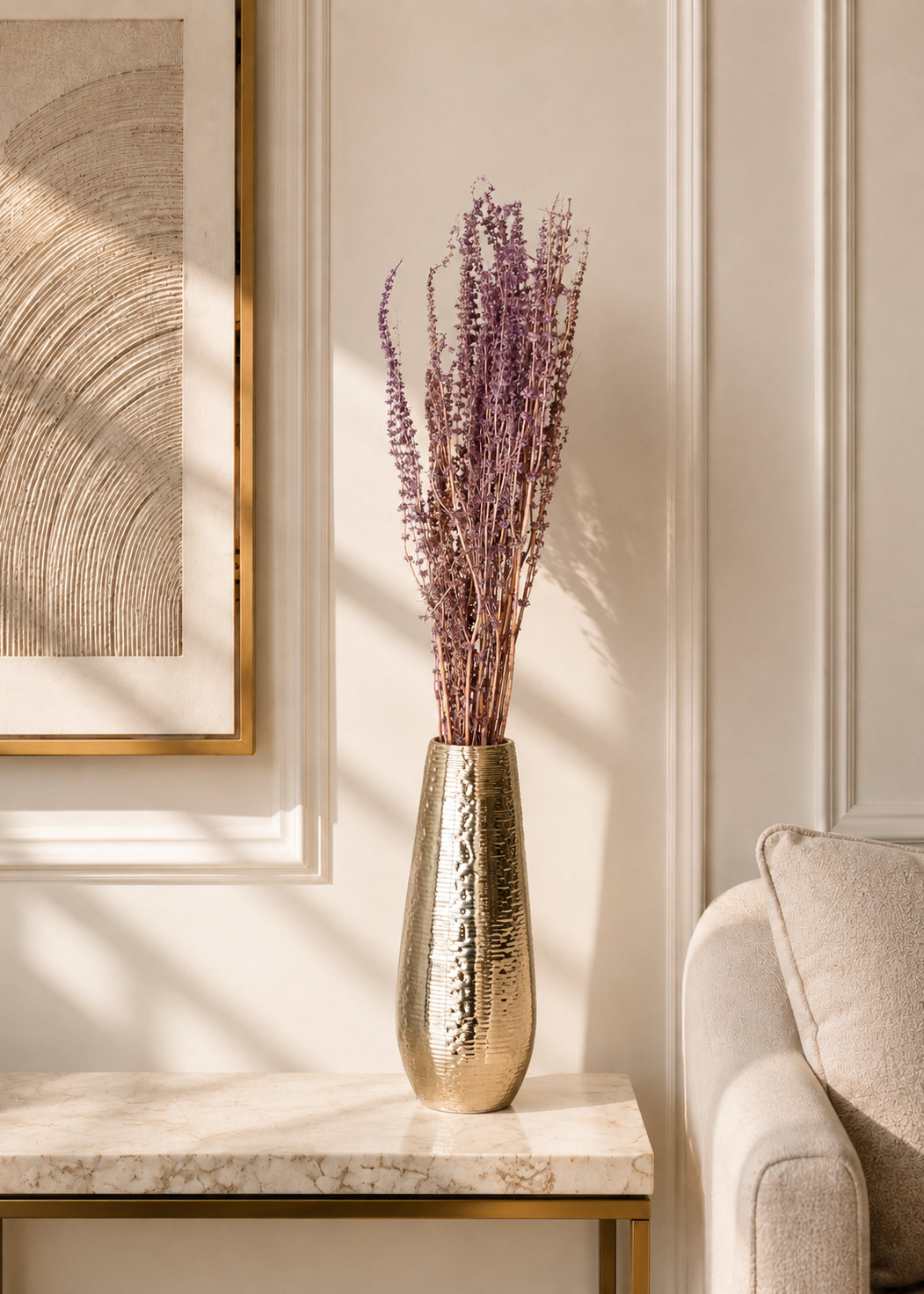 Artificial Meadow Grass Bunch - Purple