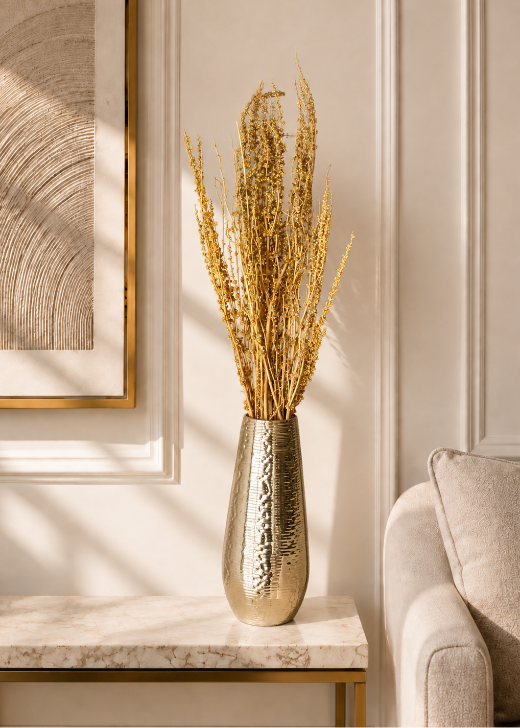 Artificial Meadow Grass Bunch - Yellow