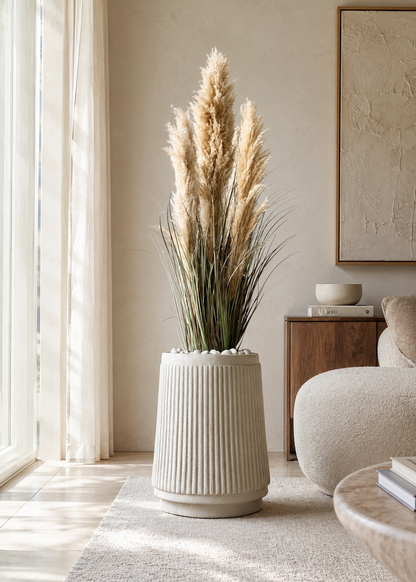 Artificial Luxe Pampas Grass Plant - 4 Feet