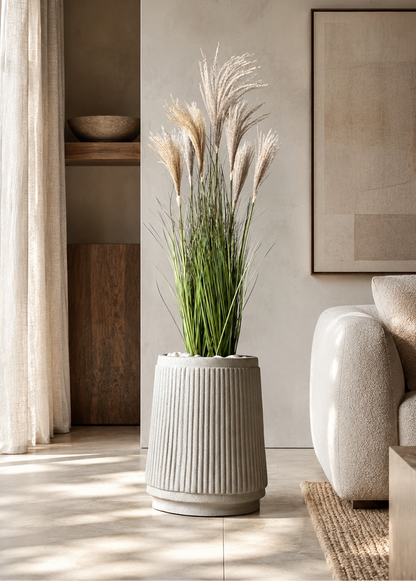 Artificial Luxe Reed Grass Plant - 4.2 Feet