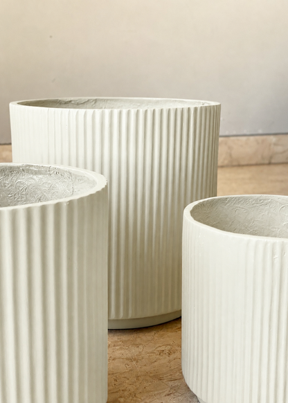 Linear Planters - White