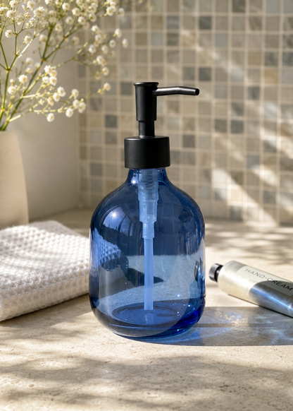 Indigo Glass Dispenser