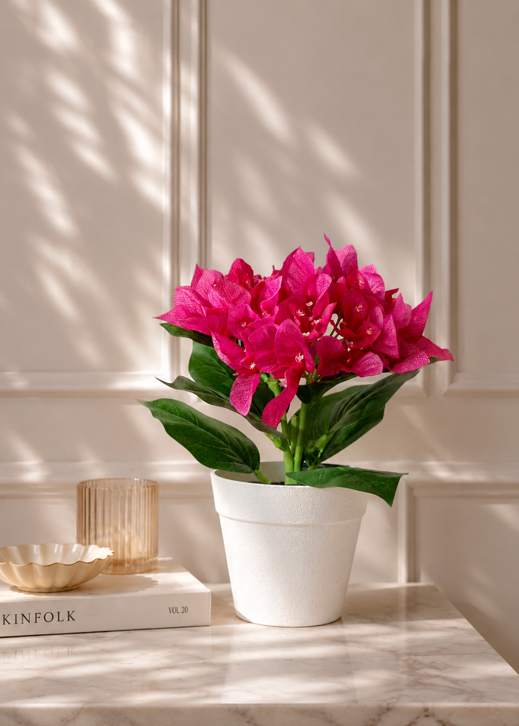 Artificial Pink Bougainvillea Plant