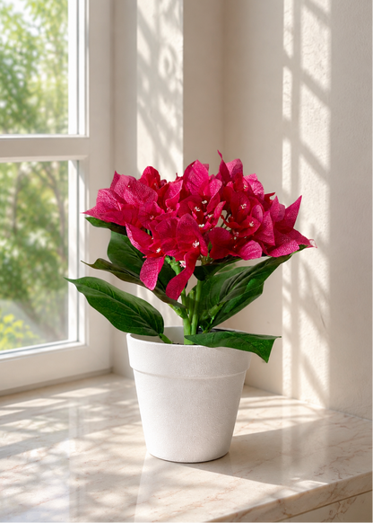 Artificial Pink Bougainvillea Plant
