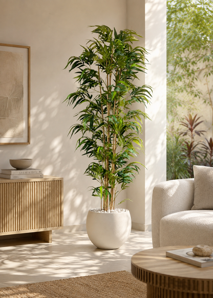 Artificial Lush Bamboo Plant - 6 Feet