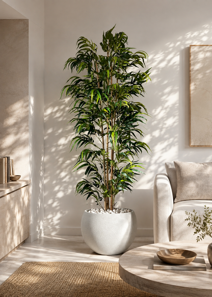 Artificial Lush Bamboo Plant - 7 Feet
