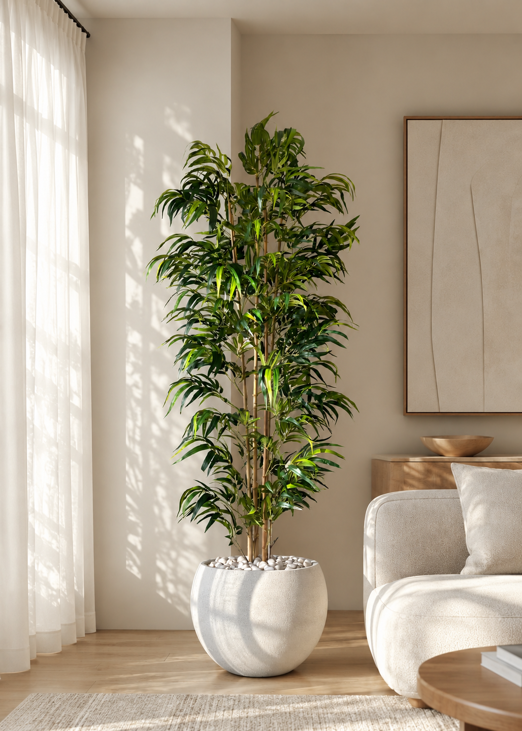 Artificial Lush Bamboo Plant - 7 Feet