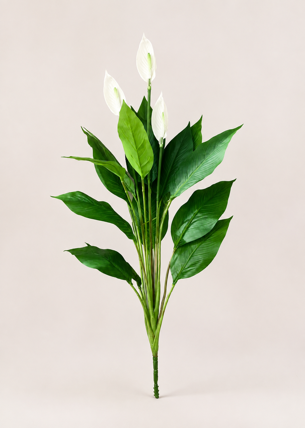 Artificial White Peace Lily Plant - 3.4 Feet