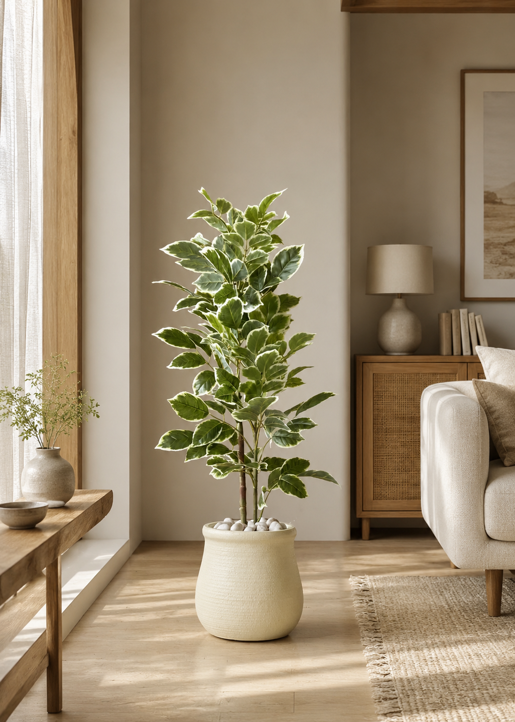 Artificial Benjamin Ficus Plant - 3 Feet