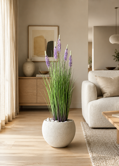 Artificial Lavender Breeze Plant  - 3 Feet