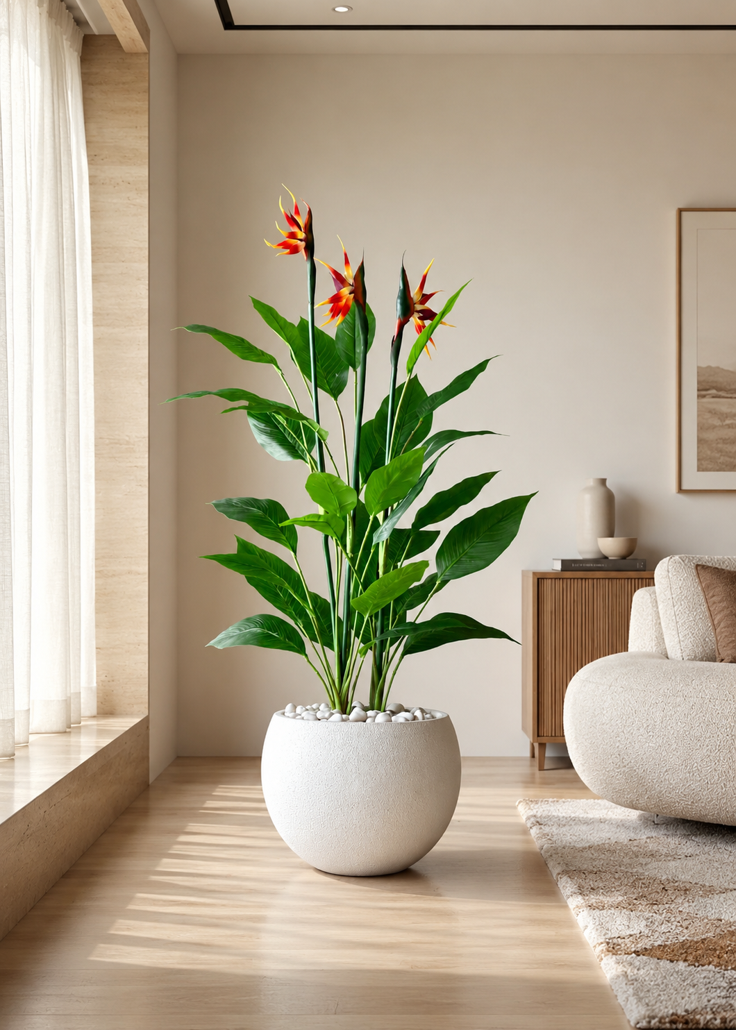 Artificial Tropical Bird of Paradise Plant - 4.5 Feet