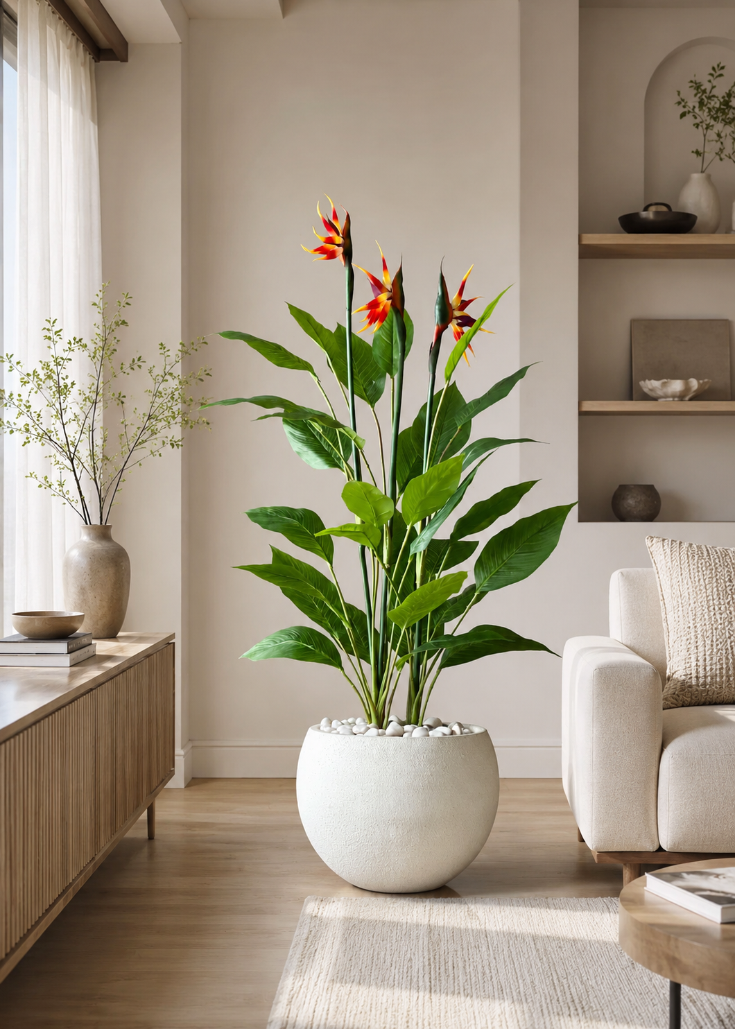 Artificial Tropical Bird of Paradise Plant - 4.5 Feet