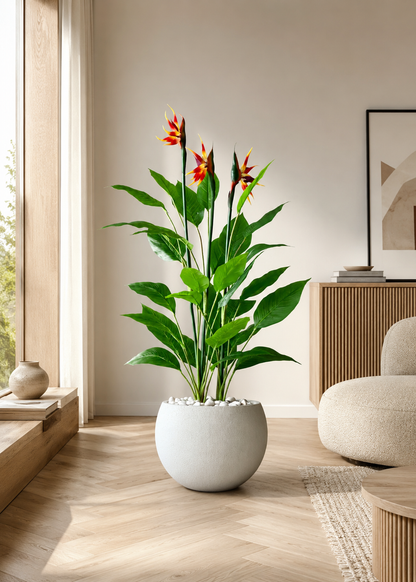 Artificial Tropical Bird of Paradise Plant - 4.5 Feet