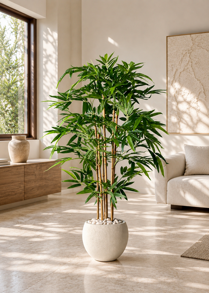 Artificial Bamboo Bliss Plant - 5 Feet