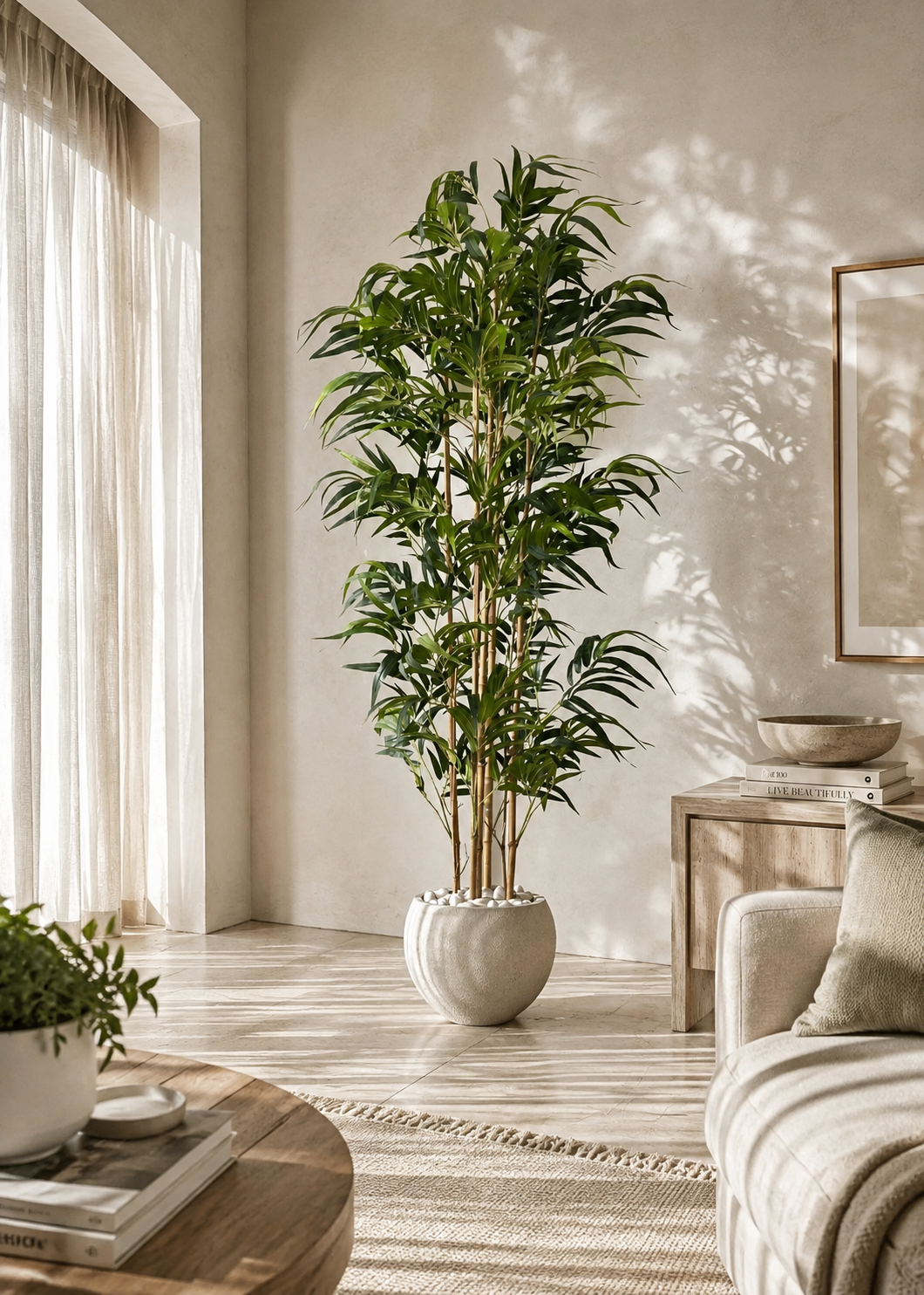 Artificial Lush Bamboo Plant - 5.5 Feet