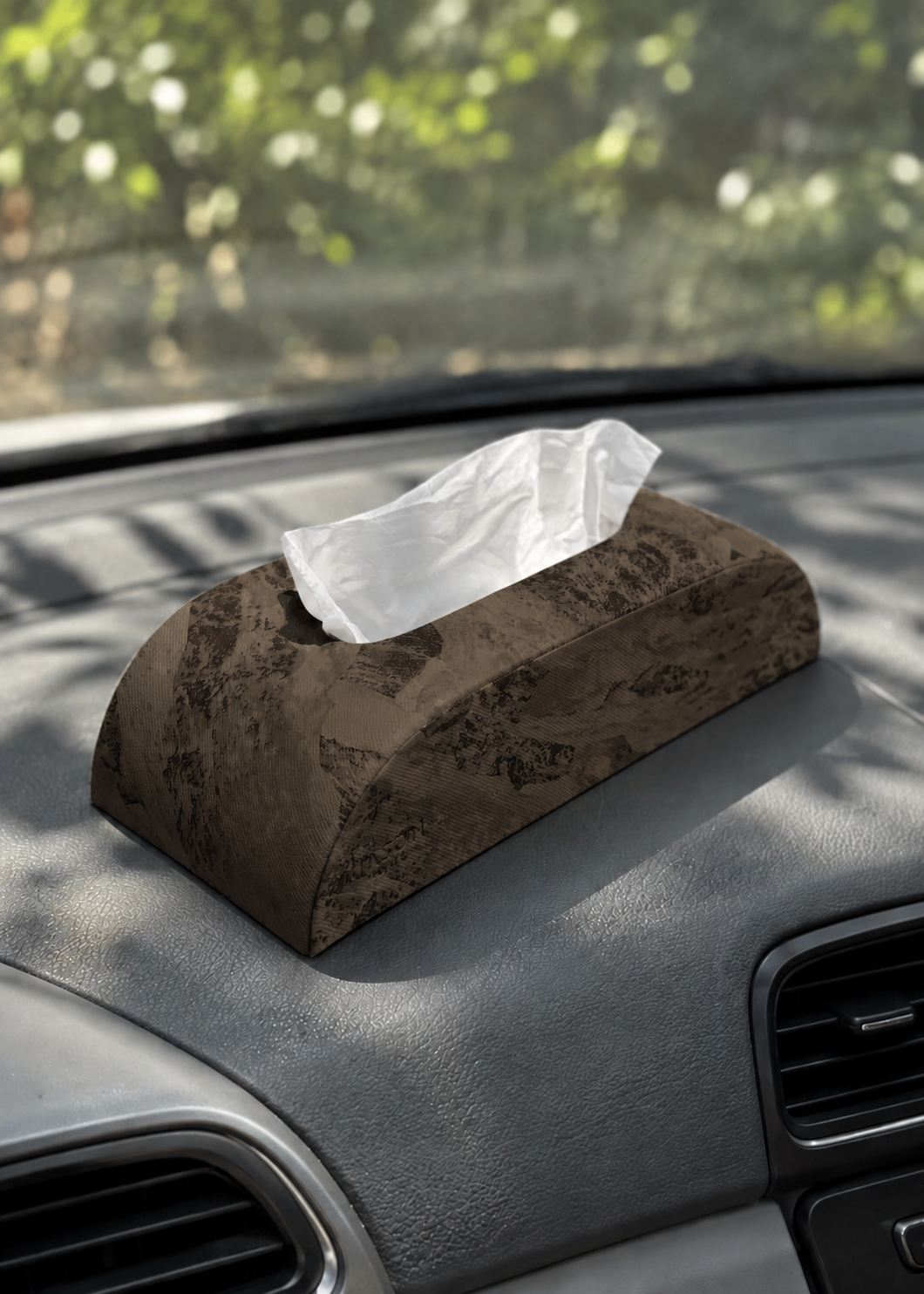 Indo Mocha Car Tissue Box