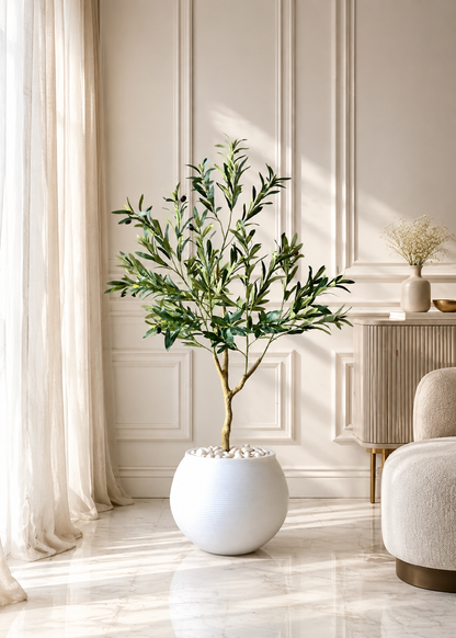 Artificial Tuscan Olive Plant - 4 Feet
