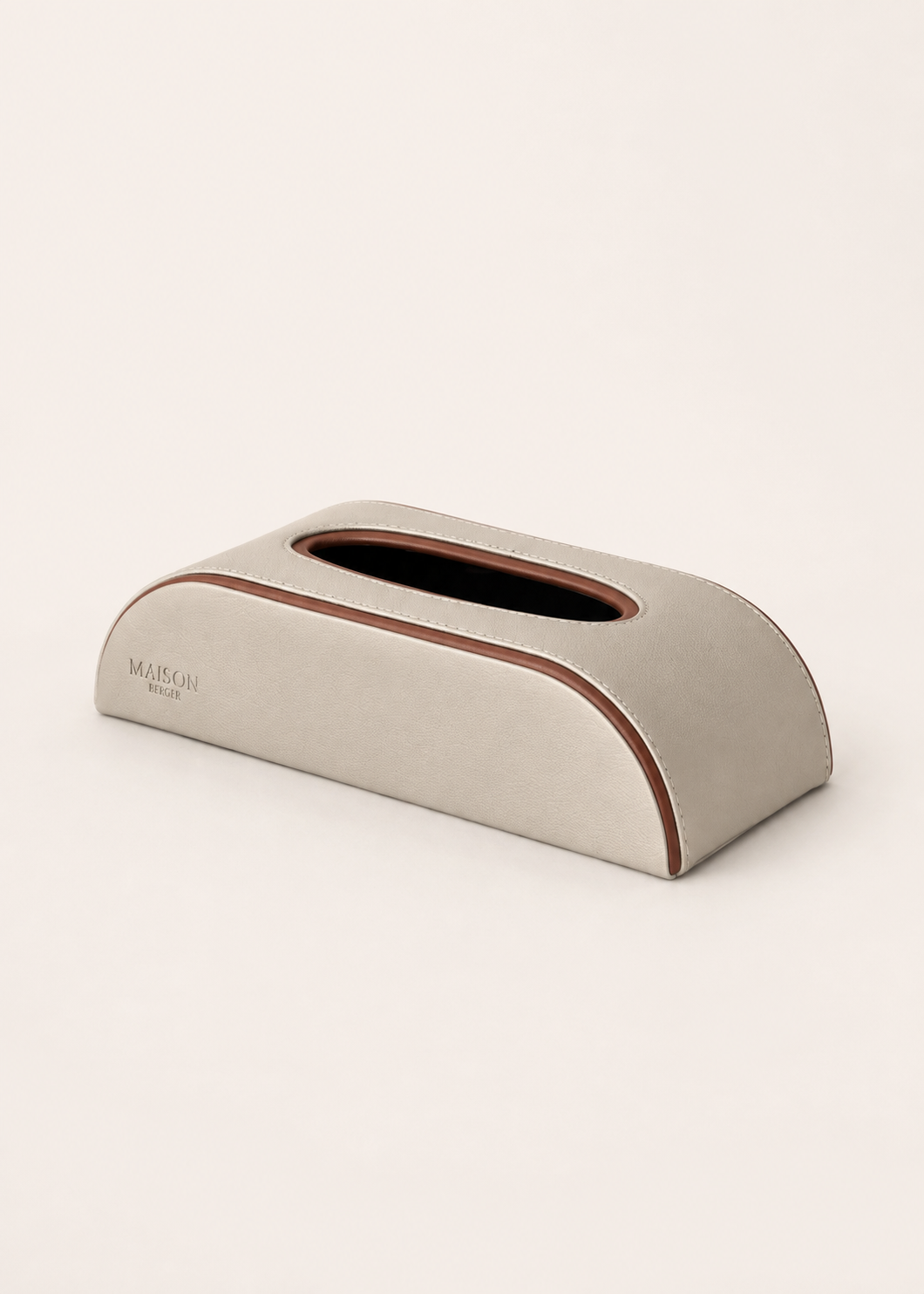 Naples Taupe Car Tissue Box