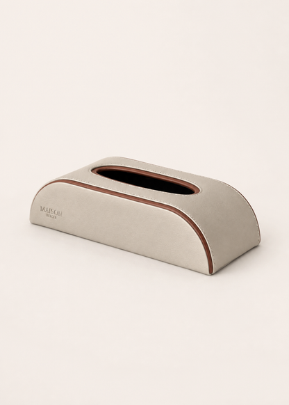 Naples Taupe Car Tissue Box