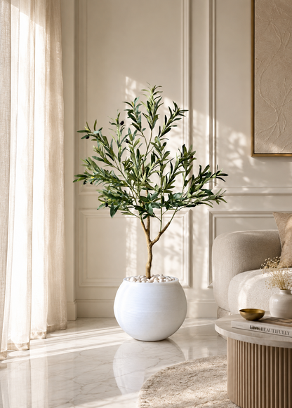 Artificial Tuscan Olive Plant - 4 Feet