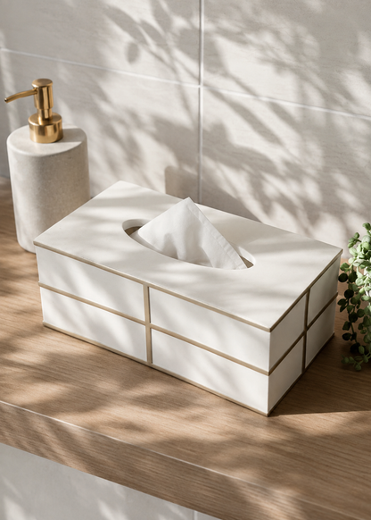 Axia Tissue Box - Ivory