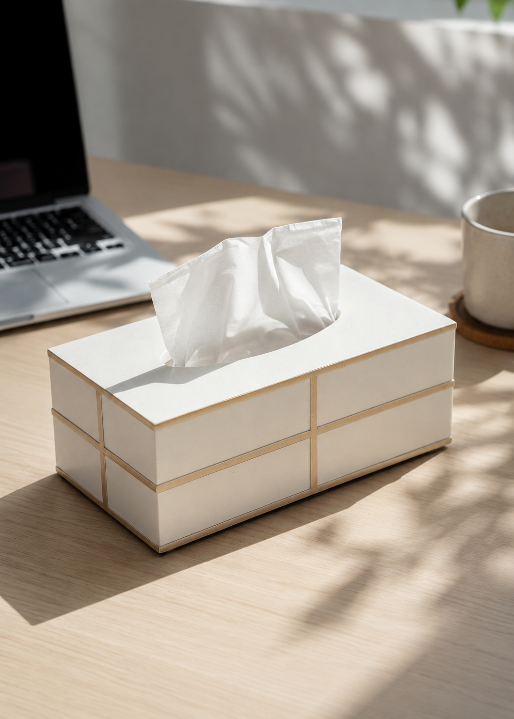 Axia Tissue Box - Ivory