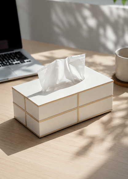 Axia Tissue Box - Ivory